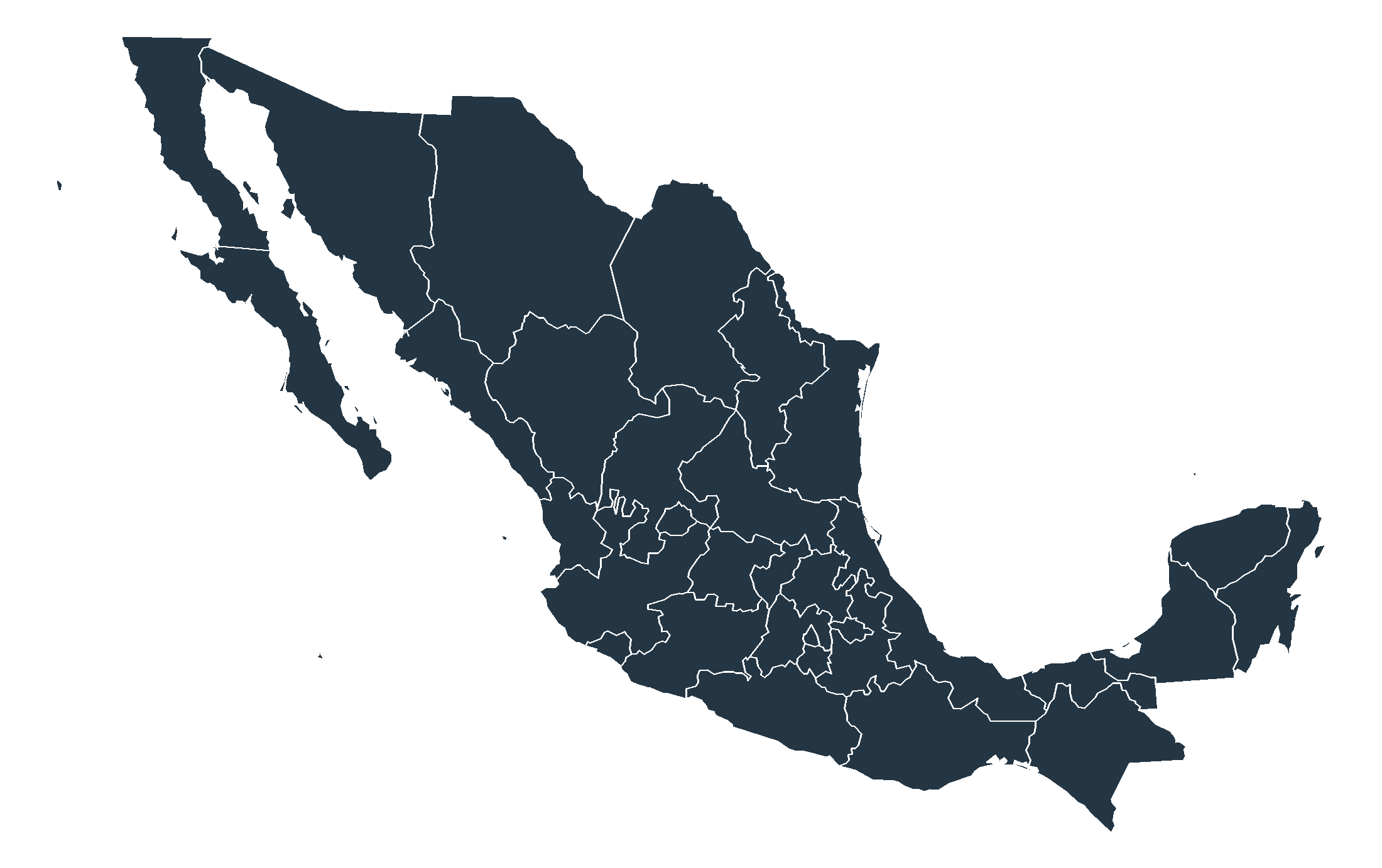 Mexico map